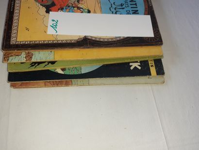 Tintin – Ensemble de 5 albums : Ile (B26),...