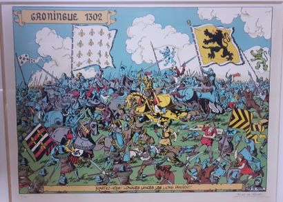 Bob de Moor sérigraphie/offset : Tirage numéroté...