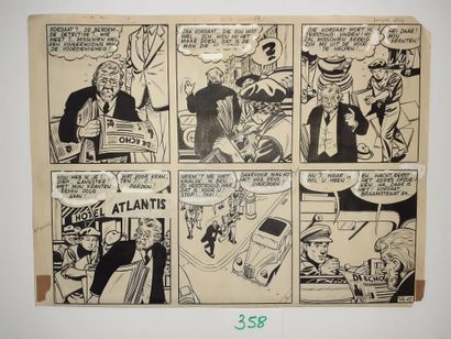 Paape – Dessin original : Demi planche originale...