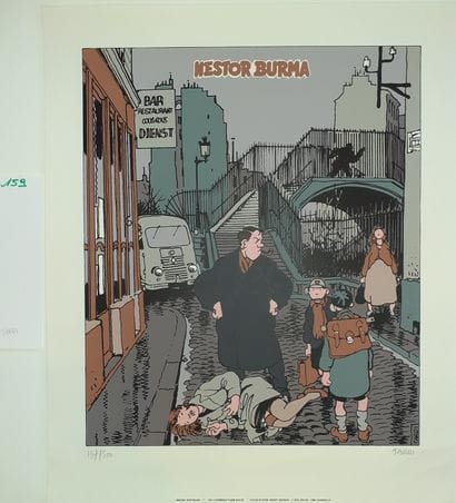 Tardi sérigraphie/offset : Femme couchée...