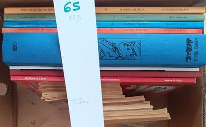Tillieux, divers : Ensemble de 23 livres...