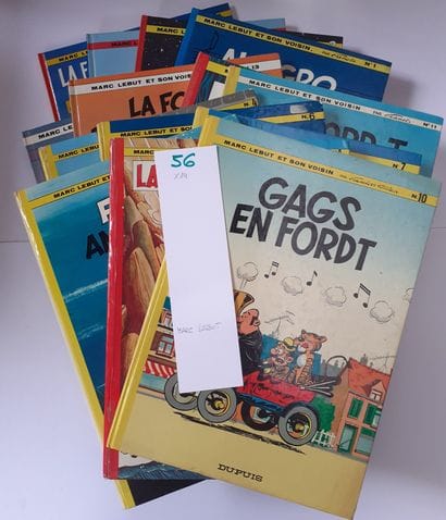 Marc Lebut : Ensemble de 14 albums. Tomes...