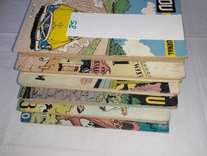 Spirou – Ensemble de 6 reliures : 28, 29,...
