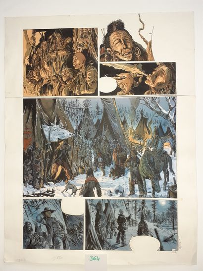 Tiburce Oger – Dessin original : Planche...