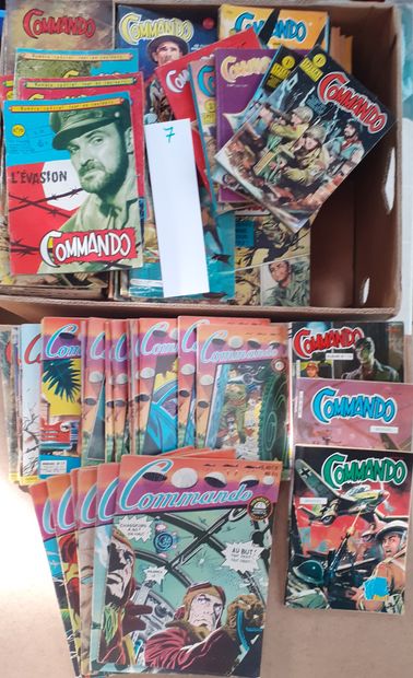 Commando : Ensemble de 329 fascicules. Les...