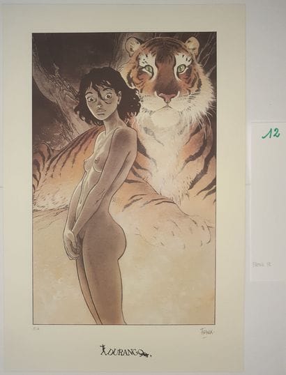 Frank Pé sérigraphie/offset : Tirage numéroté...
