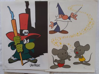 Posters Dupuis x 12 : Ensemble composé de...