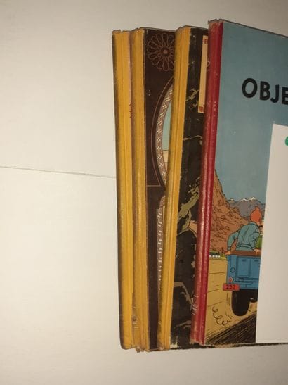 Tintin - Ensemble de 4 albums : Objectif...