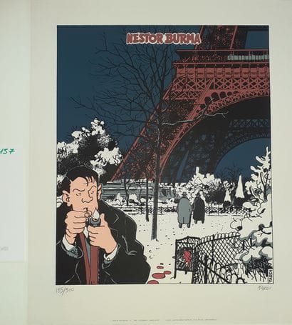 Tardi sérigraphie/offset : Tour Eiffel Tirage...