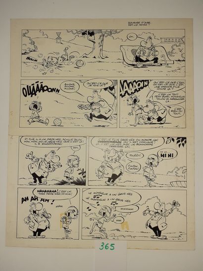 Greg – Dessin original : Planche originale...
