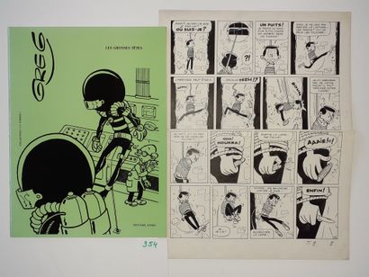 Greg – Dessin original : Planche originale...