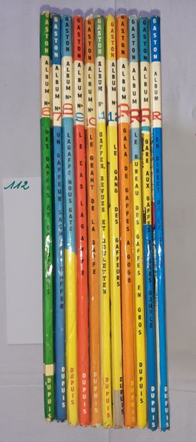 Gaston – Ensemble de 11 albums : 6 (petit...