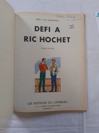 Piège pour Ric Hochet : Edition originale...