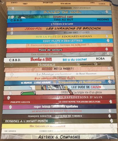 Albums de la poste : Ensemble de 32 albums...