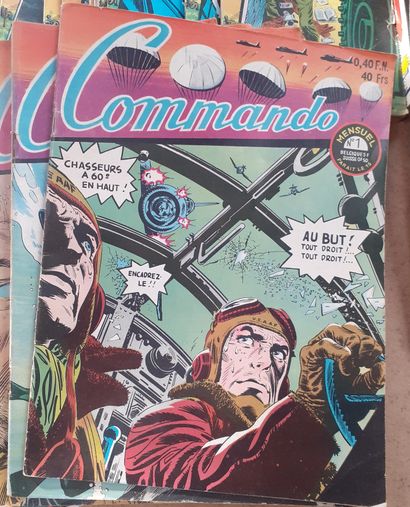 Commando : Ensemble de 329 fascicules. Les...