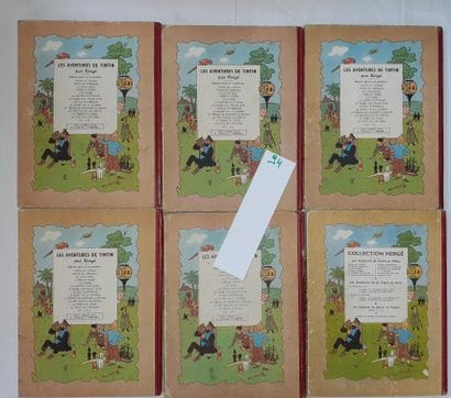 Tintin – Ensemble de 6 albums : Objectif...