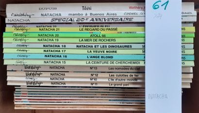 Natacha : Ensemble de 24 albums en EO. Tome...