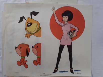 Posters Dupuis x 12 : Ensemble composé de...