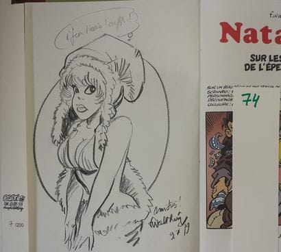 Walthéry – dédicace : Natacha 23, tirage...