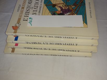 Hergé/Voir et savoir – Ensemble de 4 albums :...