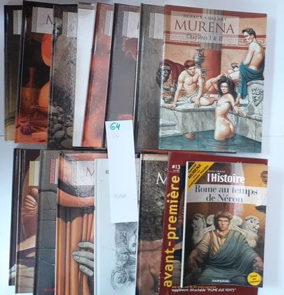 Murena : Ensemble de 16 albums et documents...