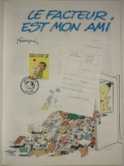 Gaston – Ensemble de 2 albums : Le facteur...