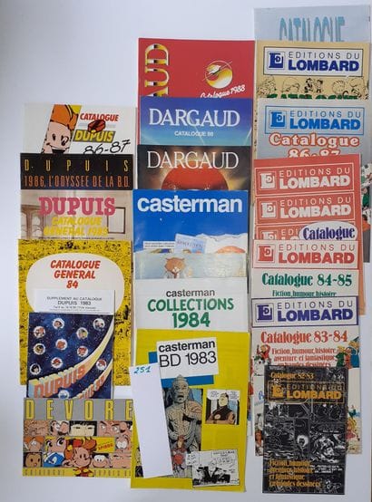 Catalogues éditeurs : Ensemble de 20 fascicules...