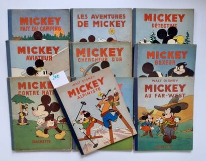 Mickey – Ensemble de 10 albums : N°1, 2,...