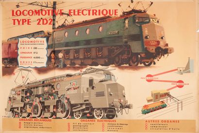 BOUVRY P. and BRENET Albert. Electric Locomotive...