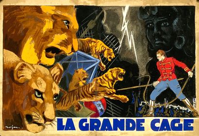 ROJAC Roger. La Grande Cage. Film sorti en...