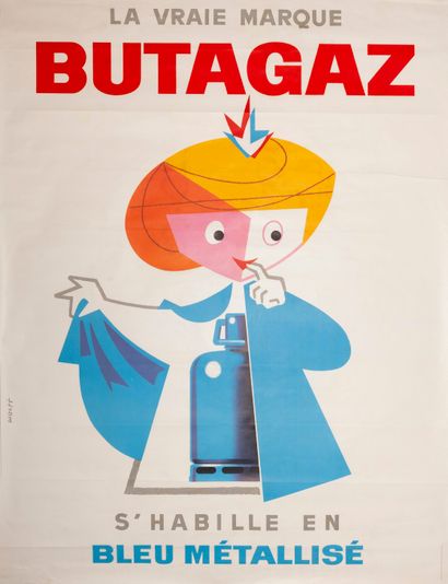 WOLFF Marcel. The real Butagaz brand is dressed...