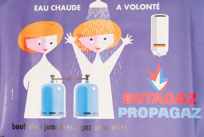 WOLFF Marcel. Butagaz Propagaz. Twin bottles......