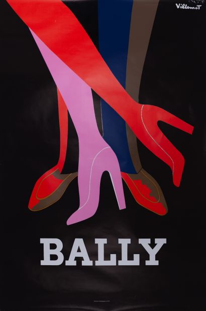 VILLEMOT Bernard. Bally. 1979. Poster Offsett....