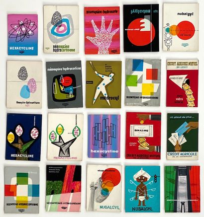 
WOLFF Marcel. A box containing more than...