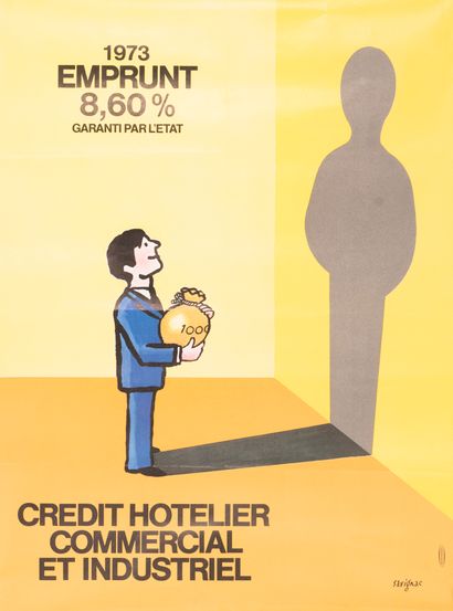 SAVIGNAC Raymond. 1973 Loan 8.60% Crédit...