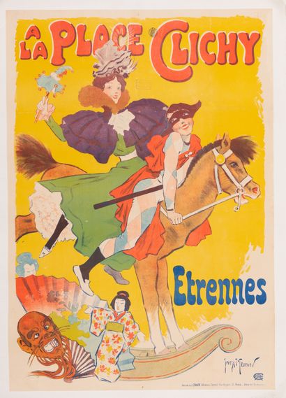 MEUNIER Georges. At the place Clichy. Etrennes....