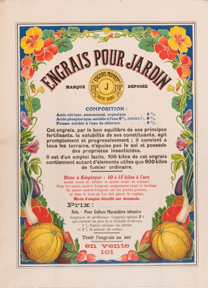 Unidentified monogram. Monnot. Garden fertilizer....