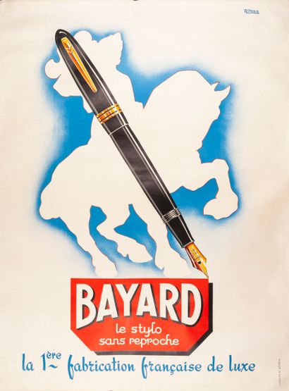 PERIS A. Bayard pen. Lithographic poster....