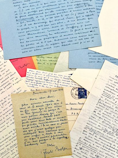 ANDRÉ BRETON
15 autograph letters signed...