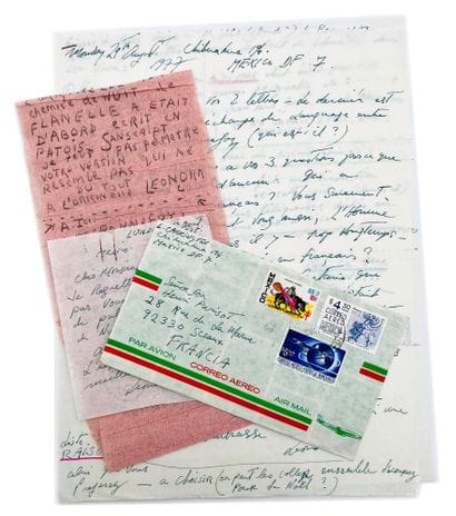 Leonora Carrington
3 autograph letters signed,...