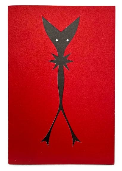 [Leonora CARRINGTON]
Folding cardboard with...