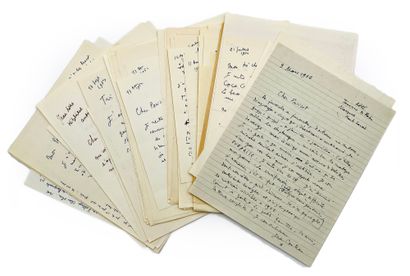 JEAN COCTEAU
73 autograph letters signed...