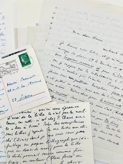 Max ERNST
12 letters and 6 autograph cards...