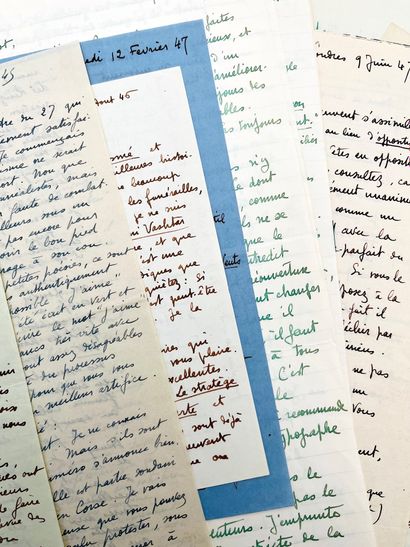 Jacques BRUNIUS
10 autograph letters signed...