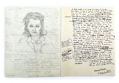 MARCEL BÉALU
40 autograph letters signed...