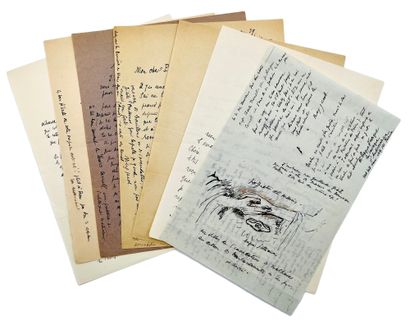 Max JACOB
6 autograph letters signed and...