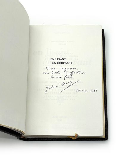 Julien GRACQ / Louis POIRIER
By reading and...