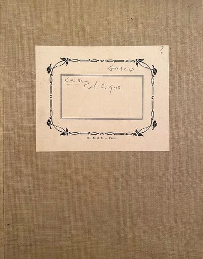 
Autograph manuscript of a draft of a play...