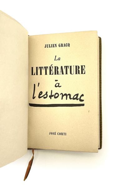 Julien GRACQ / Louis POIRIER
Literature in...