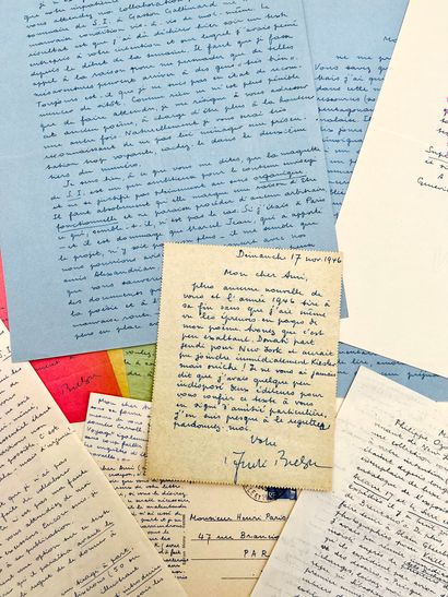 ANDRÉ BRETON
15 autograph letters signed...